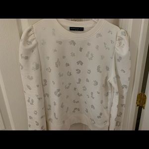 Generation Love crystal white sweatshirt Medium NWOT